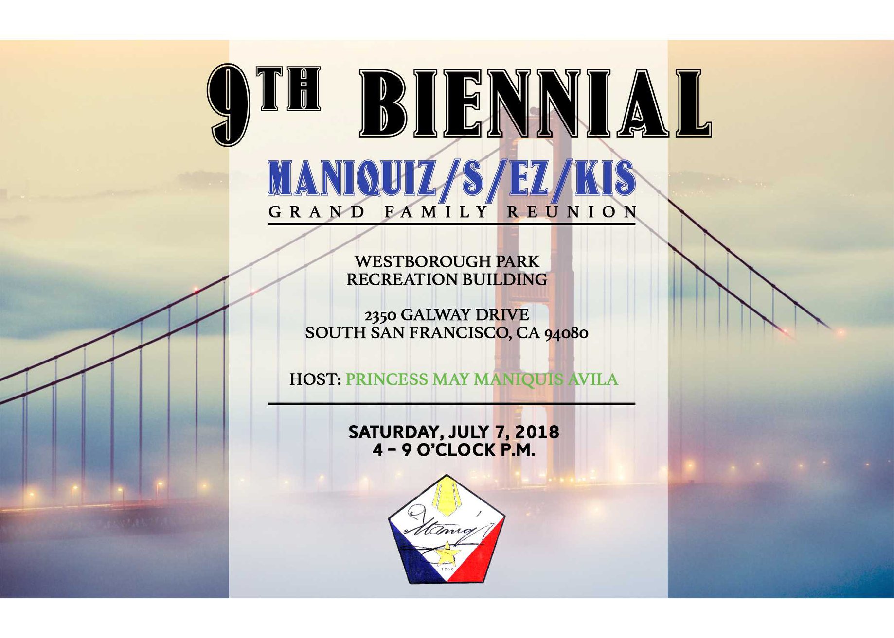 Original 9th biennial family reunion artwork